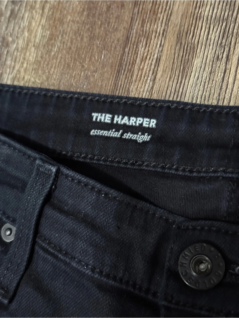 AG Adriano Goldschmied The Harper Pants Women's 29 Essential Straight Mid Rise